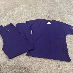 Cherokee Women’s Scrub Set Small- Grape Purple